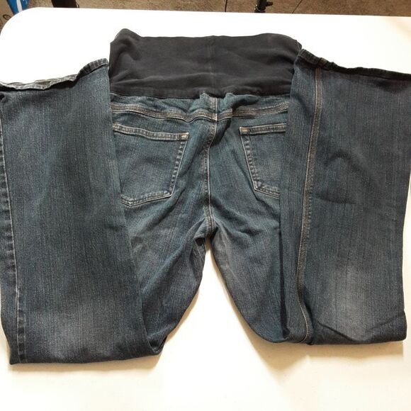 ANNOUNCEMENTS Maternity Jeans High Bump Panel Size L 12/14 - Picture 4 of 13